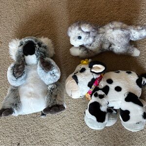 Girl Scout Plush Toy Bundle - Koala, Wolf, and Cow
